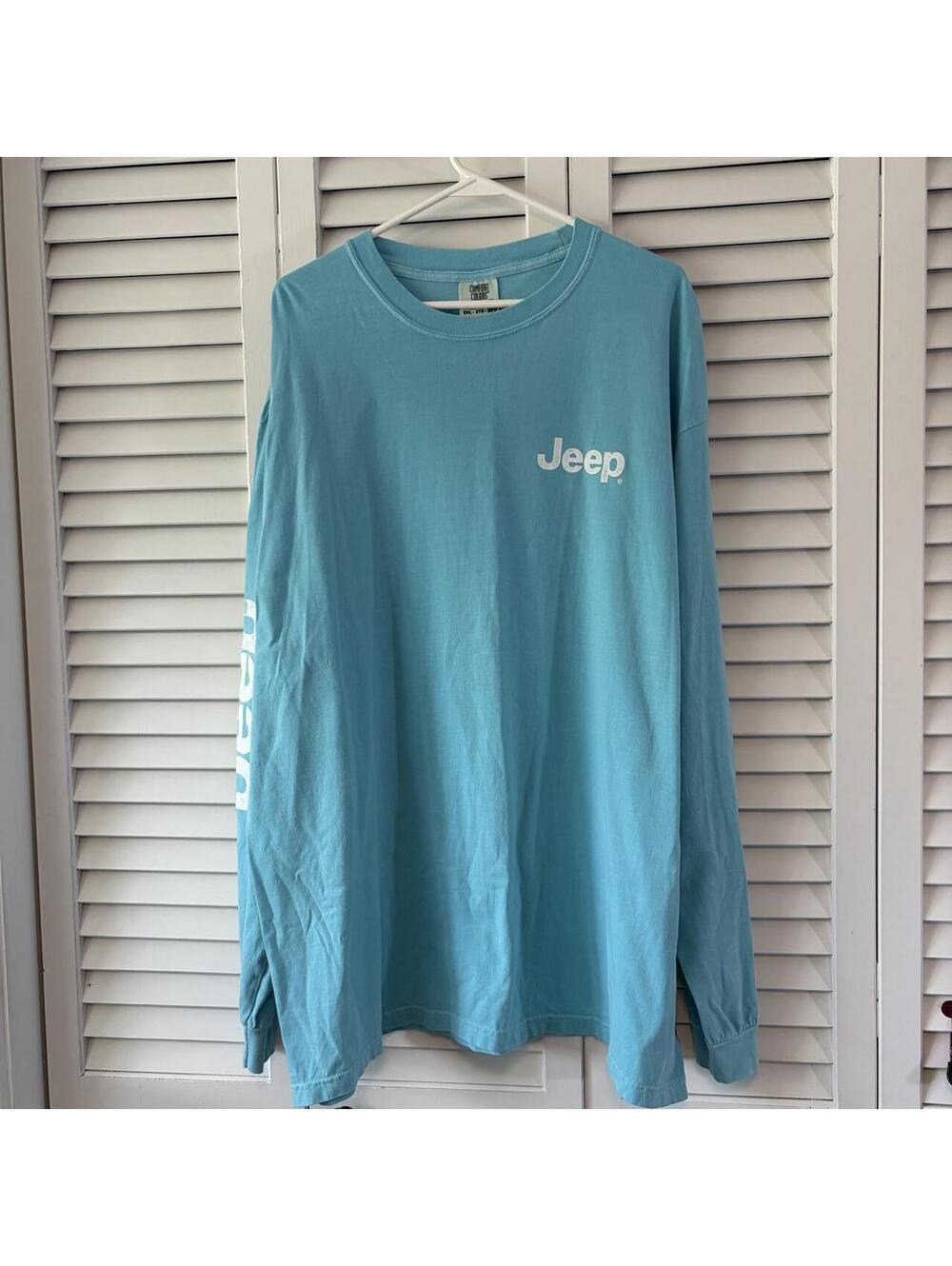 Jeep Men's Blue Shirt w Duck 2XL
